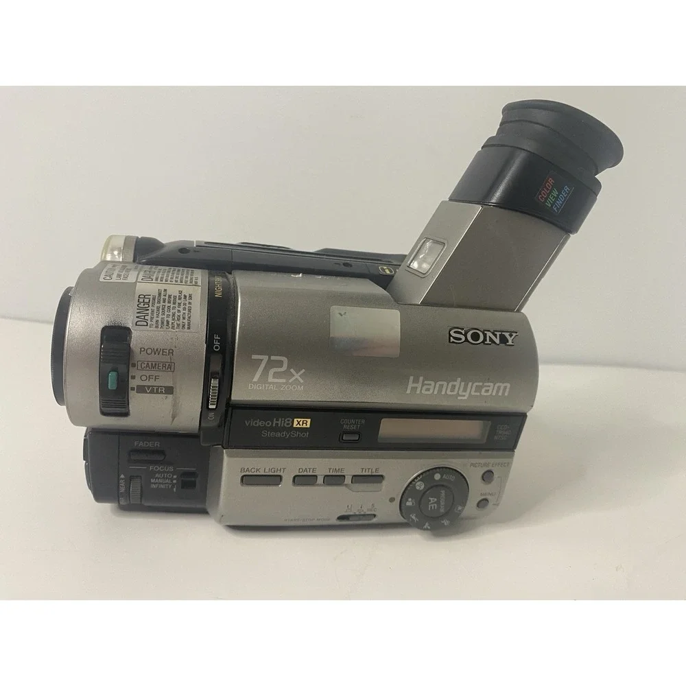 Sony Handycam CCD-TR940 Hi8 XR Camcorder NightShot SteadyShot TESTED Works!